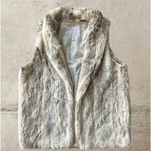 BCBGeneration faux fur vest, size Medium